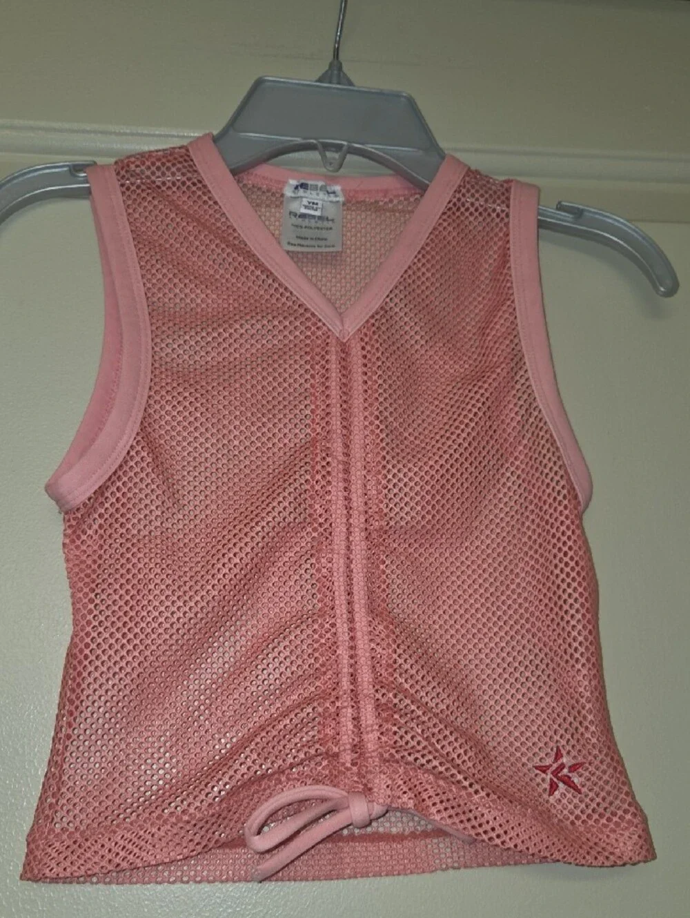 Kids Mesh One-Piece Vest - Pink